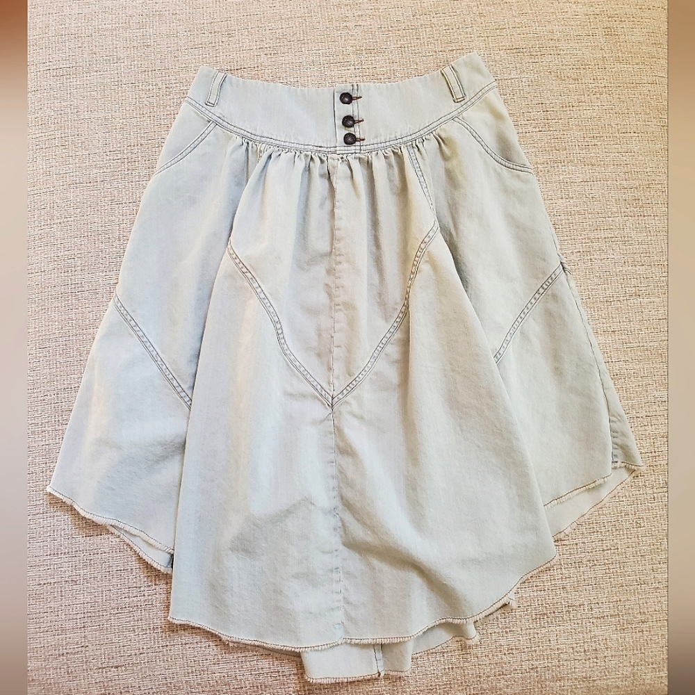 Free People Denim Skirt